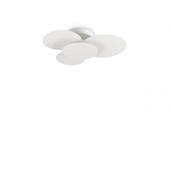 Plafoniera nuvola Metallo bianco 1 lampadina 14cm