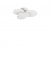 Cloud ceiling light White metal 1 bulb 14cm