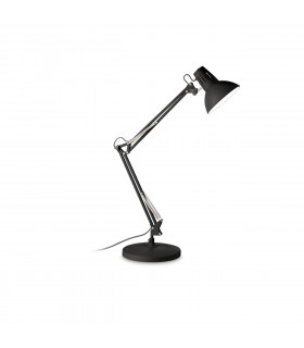 Lampe de table Wally Métal Noir mat 1 ampoule 58cm