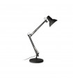 Lampe de table Wally Métal Noir mat 1 ampoule 58cm