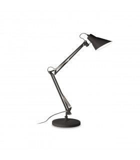 Tischlampe Sally Black Metal 1 Glühbirne 58cm