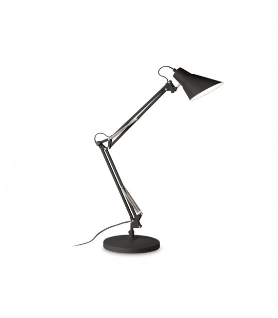 Tischlampe Sally Black Metal 1 Glühbirne 58cm