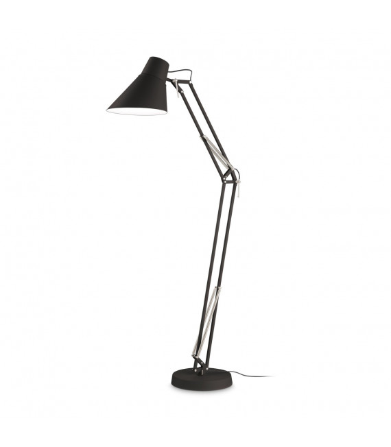 Lampada da scrivania Sally Metallo nero opaco 1 lampadina 160cm