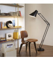 Lampe de bureau Sally Métal Noir mat 1 ampoule 160cm