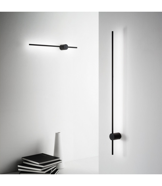 Applique LED intégré Essence Métal Noir 1 ampoule 7cm