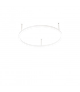 Integrated LED ceiling light Oracle Metal, white aluminum 1 bulb 7cm