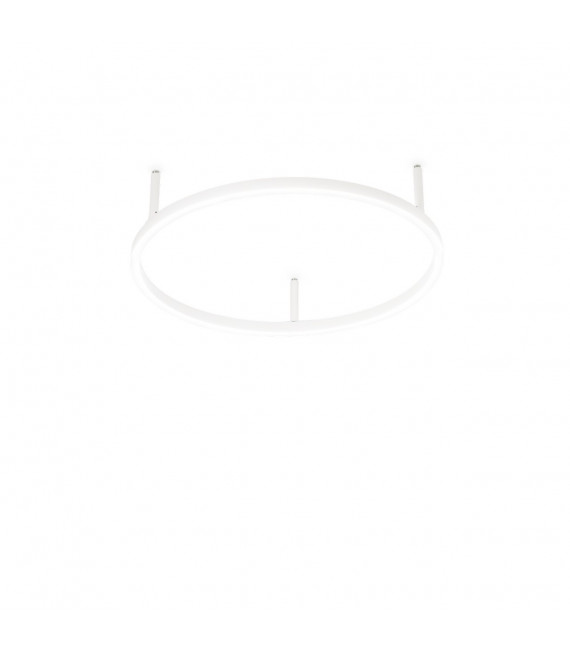 Plafón LED integrado Oracle Metal, aluminio blanco 1 bombilla 7cm