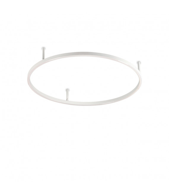 Integrated LED ceiling light Oracle Metal, white aluminum 1 bulb 7cm