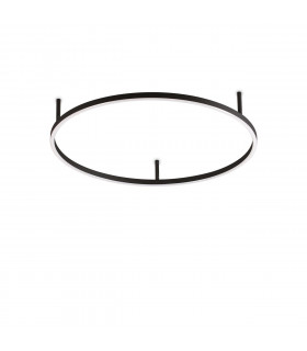 Plafonnier LED intégré Oracle Métal,aluminium Noir 1 ampoule 7cm