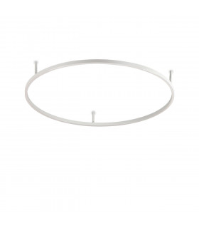 Plafoniera LED integrata Oracle Metal, alluminio bianco 1 lampadina 7cm