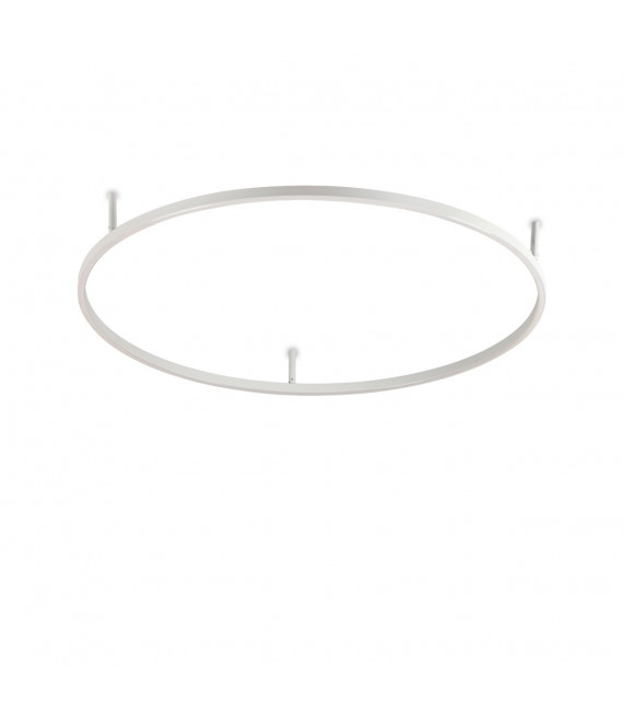 Plafón LED integrado Oracle Metal, aluminio blanco 1 bombilla 7cm