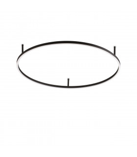 Plafonnier LED intégré Oracle Métal,aluminium Noir 1 ampoule 7cm