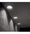 Recessed spotlight Off Metal, white aluminum 1 bulb 7.6cm
