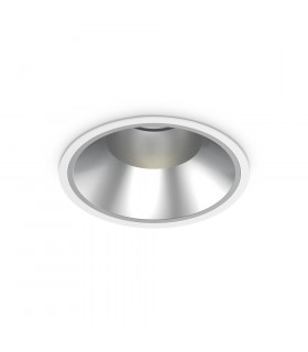 Faretto da incasso Off Metal, alluminio bianco 1 lampadina 13,2cm