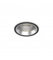 Spot encastré Off Métal,aluminium Noir 1 ampoule 7,6cm