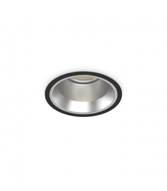 Recessed spotlight Off Metal, aluminum Black 1 bulb 7.6cm