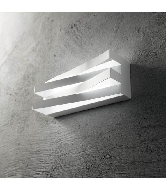 Applique LED intégré Virtus Métal blanc 1 ampoule 10cm
