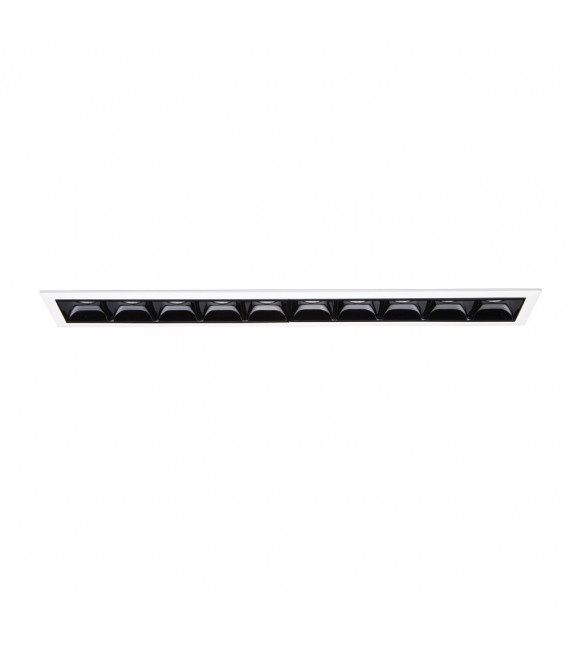 Recessed spotlight Lika Metal, aluminum Black 1 bulb 4.8cm