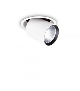 Foco empotrable Nova Metal aluminio blanco 1 bombilla 13,8cm