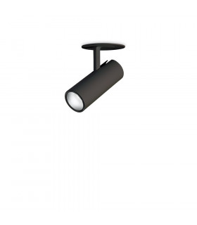 Foco empotrable Play Metal, aluminio Negro 1 bombilla 12,5cm