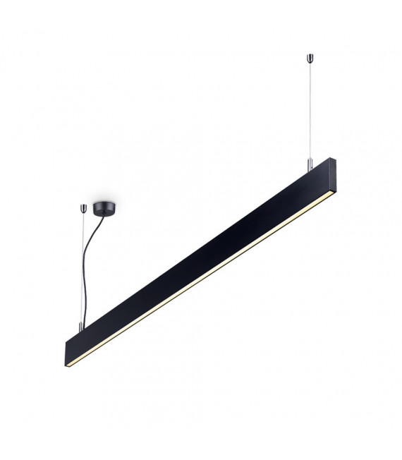 Suspension LED intégré Linus 1 ampoule Métal,aluminium Noir