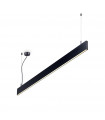 Suspension LED intégré Linus 1 ampoule Métal,aluminium Noir