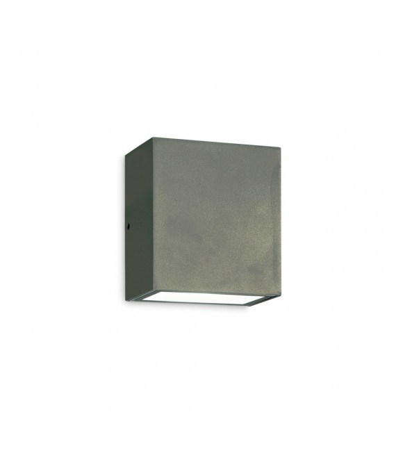 Argo Metal Anthrazit Wandleuchte 1 Glühbirne 9cm