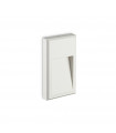 Applique murale Febe Verre,métal blanc 1 ampoule 22,5cm
