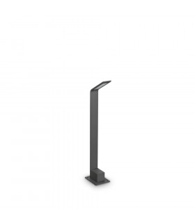 Bolardo de jardín Agos Metal, aluminio Antracita 1 bombilla 60cm