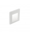 Applique encastrée de jardin Bit Métal,aluminium blanc 1 ampoule 7cm