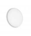 Plafonnier Mib Métal,aluminium,plastique blanc 1 ampoule 5cm