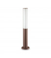 Etere garden bollard Metal, aluminium, plastic Café 1 bulb 60.5cm