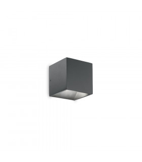 Applique de jardin Rubik Métal,aluminium Anthracite 1 ampoule 7cm