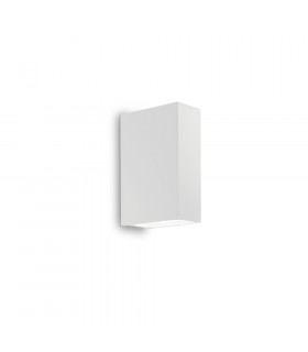 Garden wall light Tetris-2 Metal, white aluminum 2 bulbs 13cm
