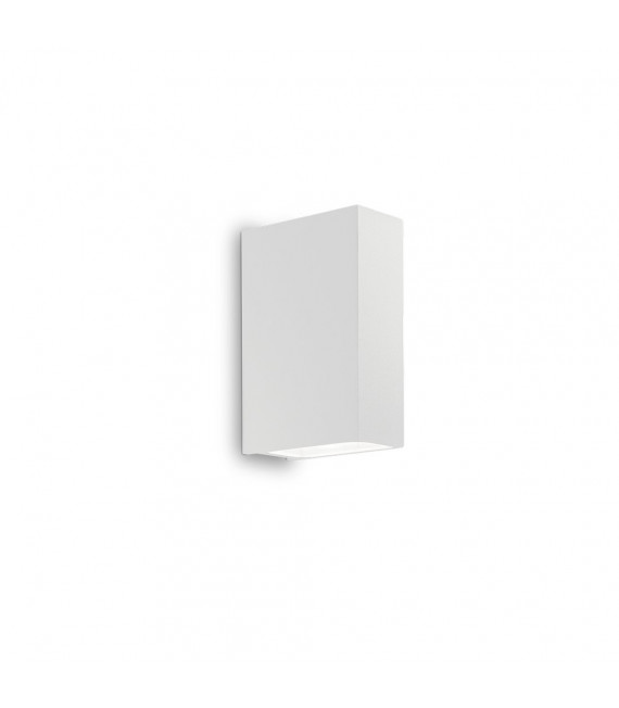 Applique de jardin Tetris-2 Métal,aluminium blanc 2 ampoules 13cm