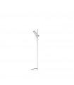 Hub garden bollard Metal, white aluminum 1 bulb 74.5cm