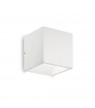 Applique de jardin Rubik Métal,aluminium blanc 1 ampoule 10cm