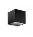 Applique de jardin Rubik Métal,aluminium Noir 1 ampoule 10cm