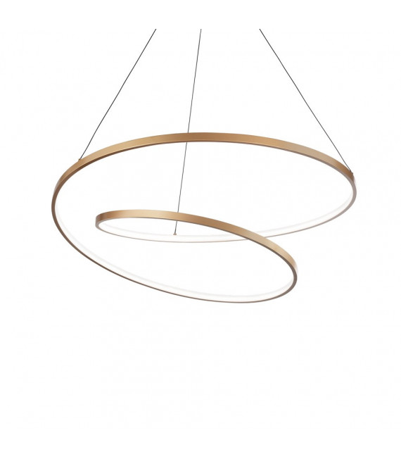 Suspension LED intégré Oz 1 ampoule Métal,plastique Or