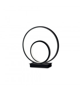 Integrierte LED-Lampe Oz Metall, Kunststoff Schwarz 1 Glühbirne 31cm