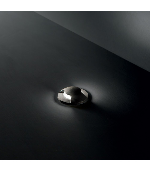 Garden recessed Way Plastic Black 1 bulb 12cm