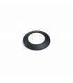 Way black plastic garden recessed light 1 bulb 11cm