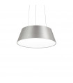 Cloe pendant light 1 bulb Plastic,metal Chrome
