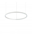 Suspension LED intégré Oracle 1 ampoule Métal,aluminium,plastique blanc