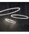 Suspension LED intégré Oracle 1 ampoule Métal,aluminium,plastique blanc