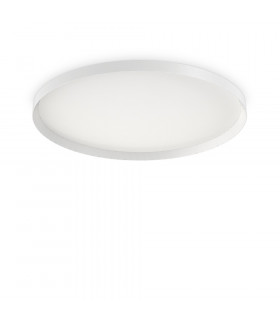 Plafoniera LED integrata Fly Metallo, alluminio, plastica bianca 1 lampadina 7cm