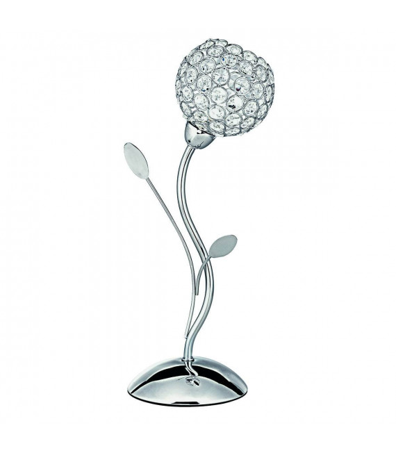 Lampada Bellis II, in cromo e vetro