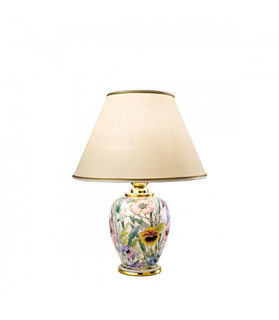 GIARDINO Tischlampe 24 Karat Gold 1 Glühbirne