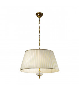 Suspension classique ASCOT laiton antique 2 ampoules