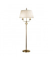Lampadaire classique ASCOT laiton antique 2 ampoules